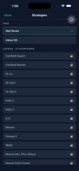 Blackjack Card Counter Mobile screenshot 4