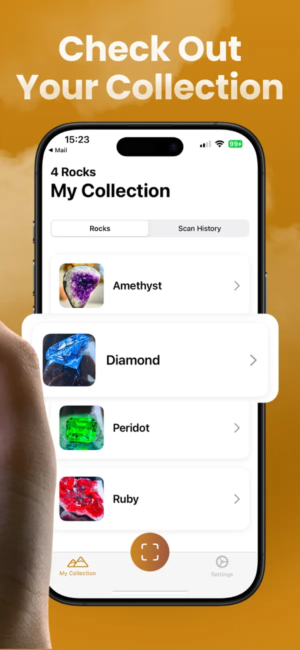 Screenshot #2 pour Rock Identifier: Stone Crystal