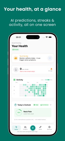 Helix Vault AI: Track Symptoms iPhone screenshot