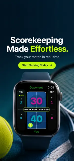 Racquet Score: Tennis & Padel screenshot 1