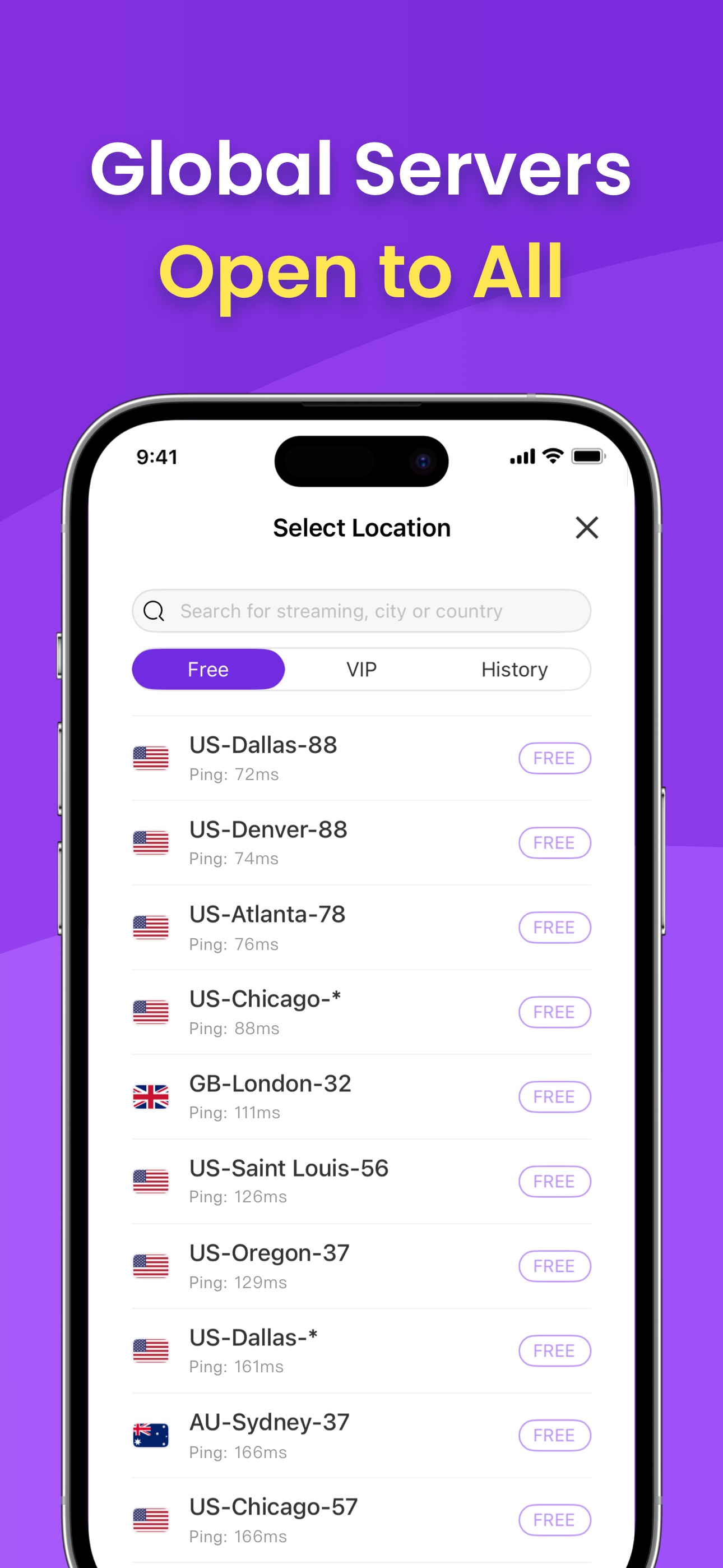 Screenshot 2 of VPN - Free VPN Potato ™