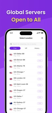 VPN - Free VPN Potato ™ screenshot 2