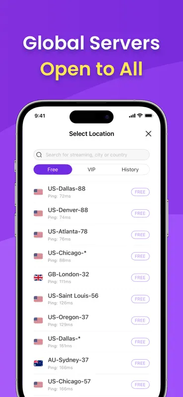 VPN - Free VPN Potato ™ screenshot 2 of 5