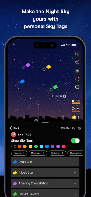 ‎Night Sky Screenshot