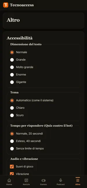 Tecnoaccess: notizie e giochi iPhone screenshot 5