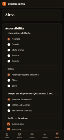 Tecnoaccess: notizie e giochi iPhone screenshot 5
