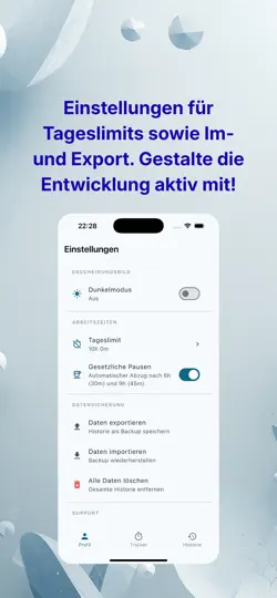 Screenshot von Uhry auf dem iPhone 5