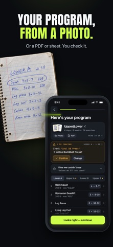 Fortium: Workout Log & Tracker screenshot 1