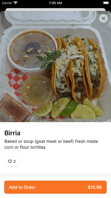 Birria Bite iPhone screenshot 3 - Food & Drink app