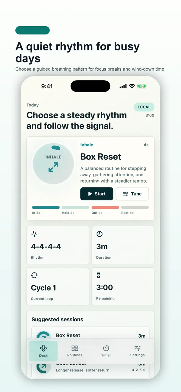 Screenshot #1 pour Breath Anchor Timer
