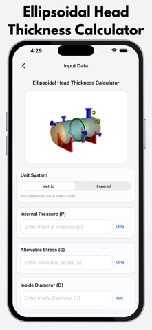 Pressure Vessel Thickness Pro Screenshot 6 of 10