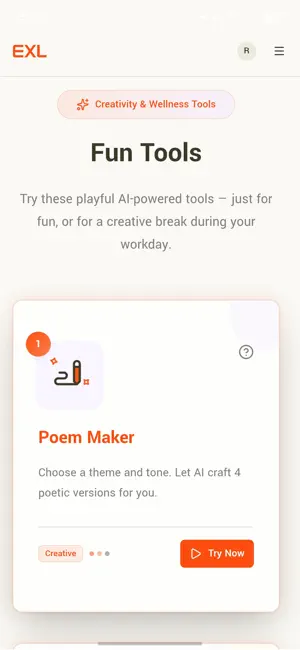 EXL AI Playground screenshot 2