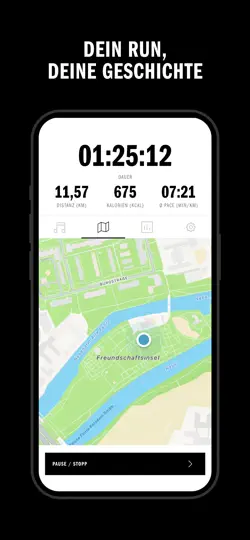 Screenshot von Adidas Running: Tracking App auf dem iPhone 1