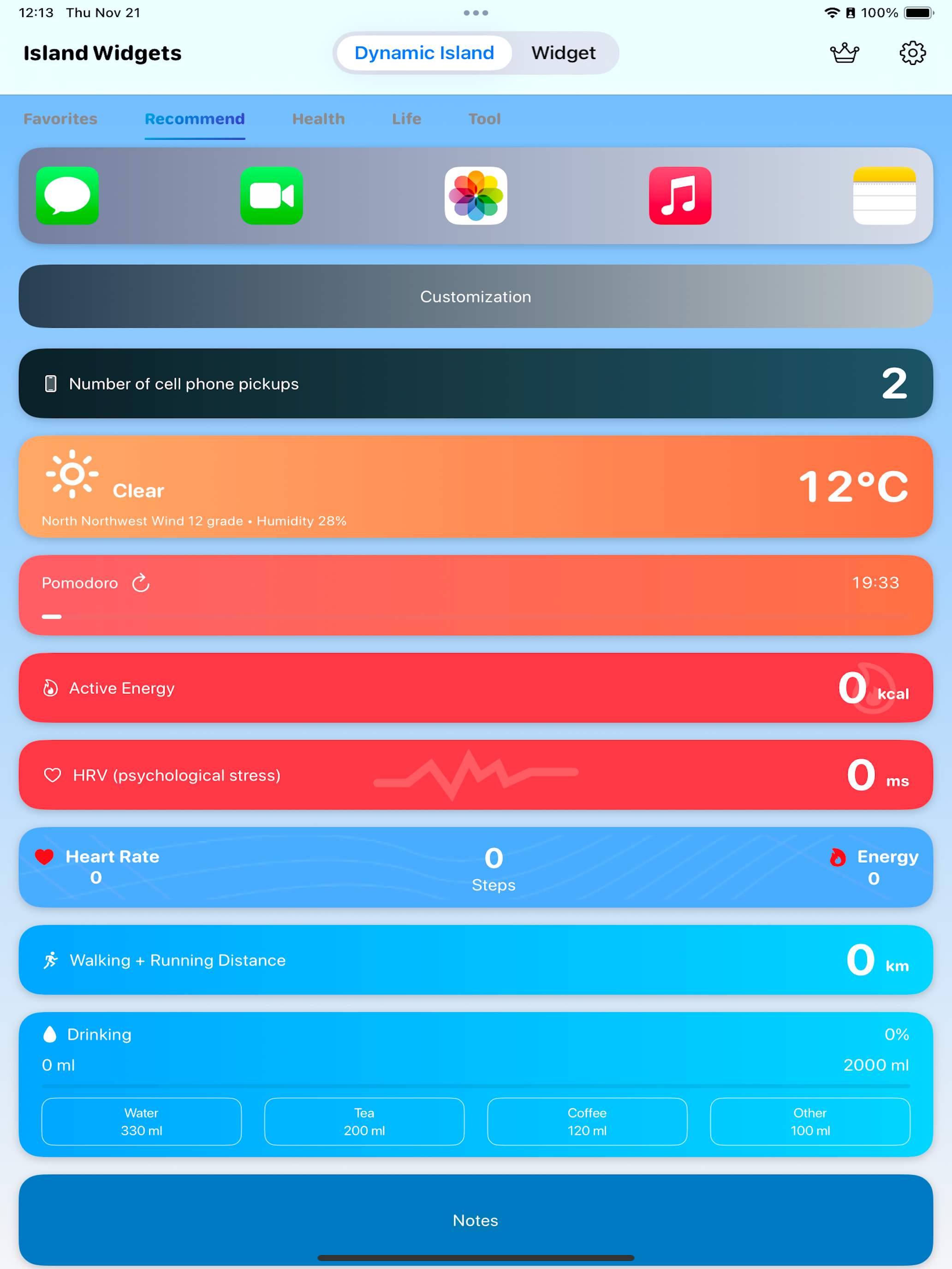 Island Widgets screenshot 12