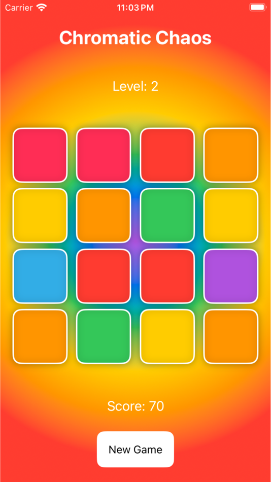 #2. Chromatic Chaos (iOS) 由: Mack Toys