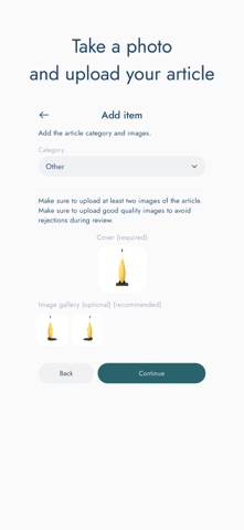 Motte: Share and rent iPhone screenshot