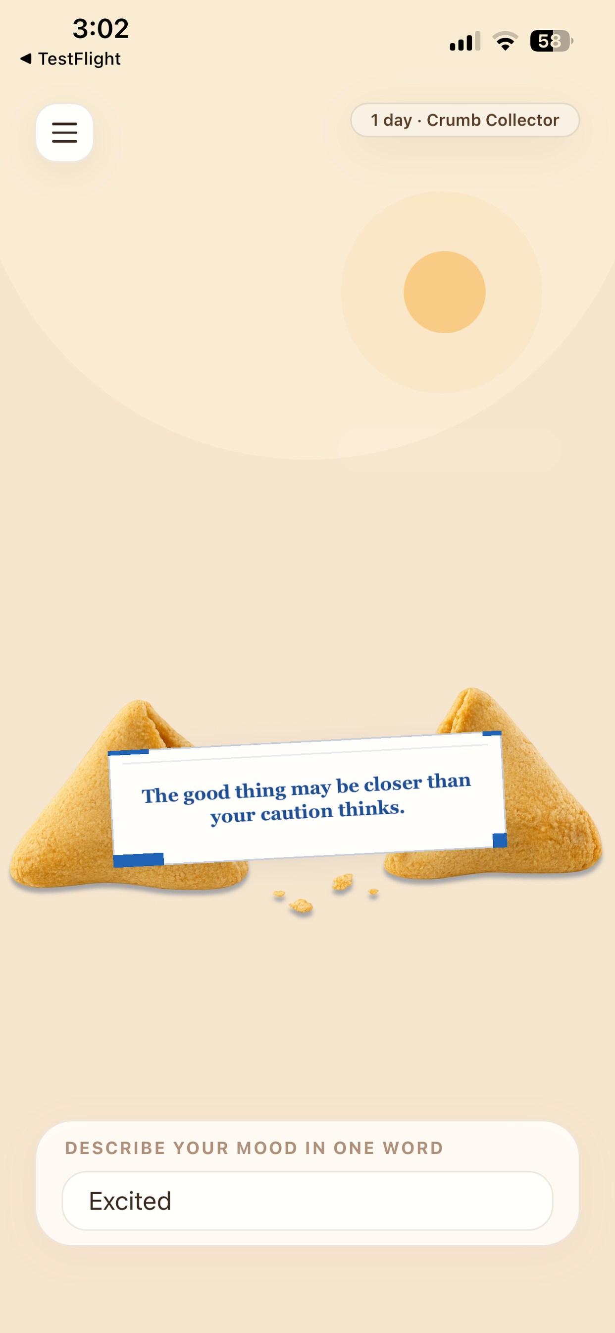 Fortune Cookie for Your Mood