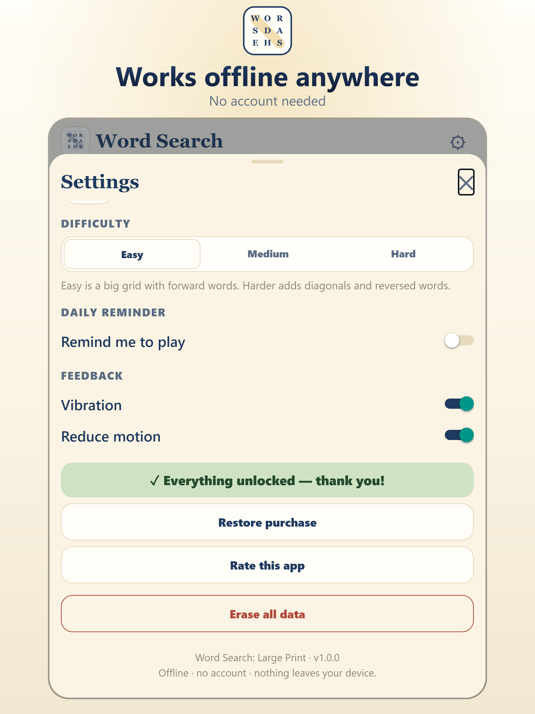 Word Search: Large Print screenshot 16