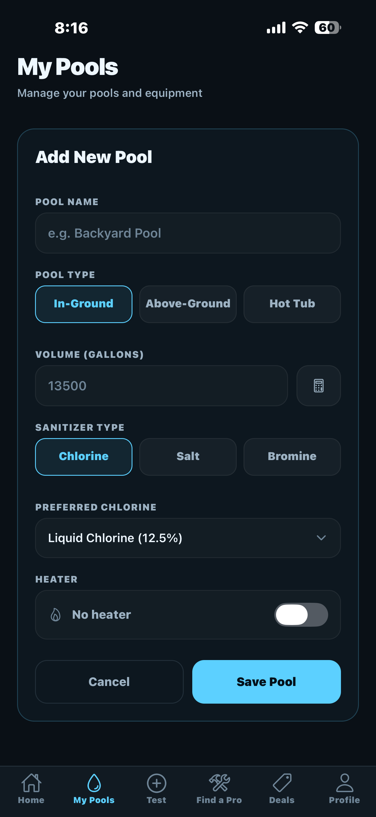 MyPoolGuy: Pool Care & Test screenshot 3