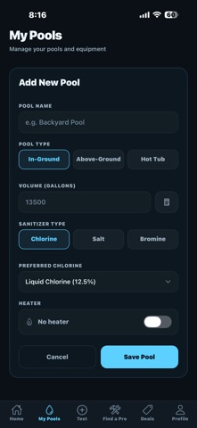 MyPoolGuy: Pool Care & Test Screenshot 3 of 6