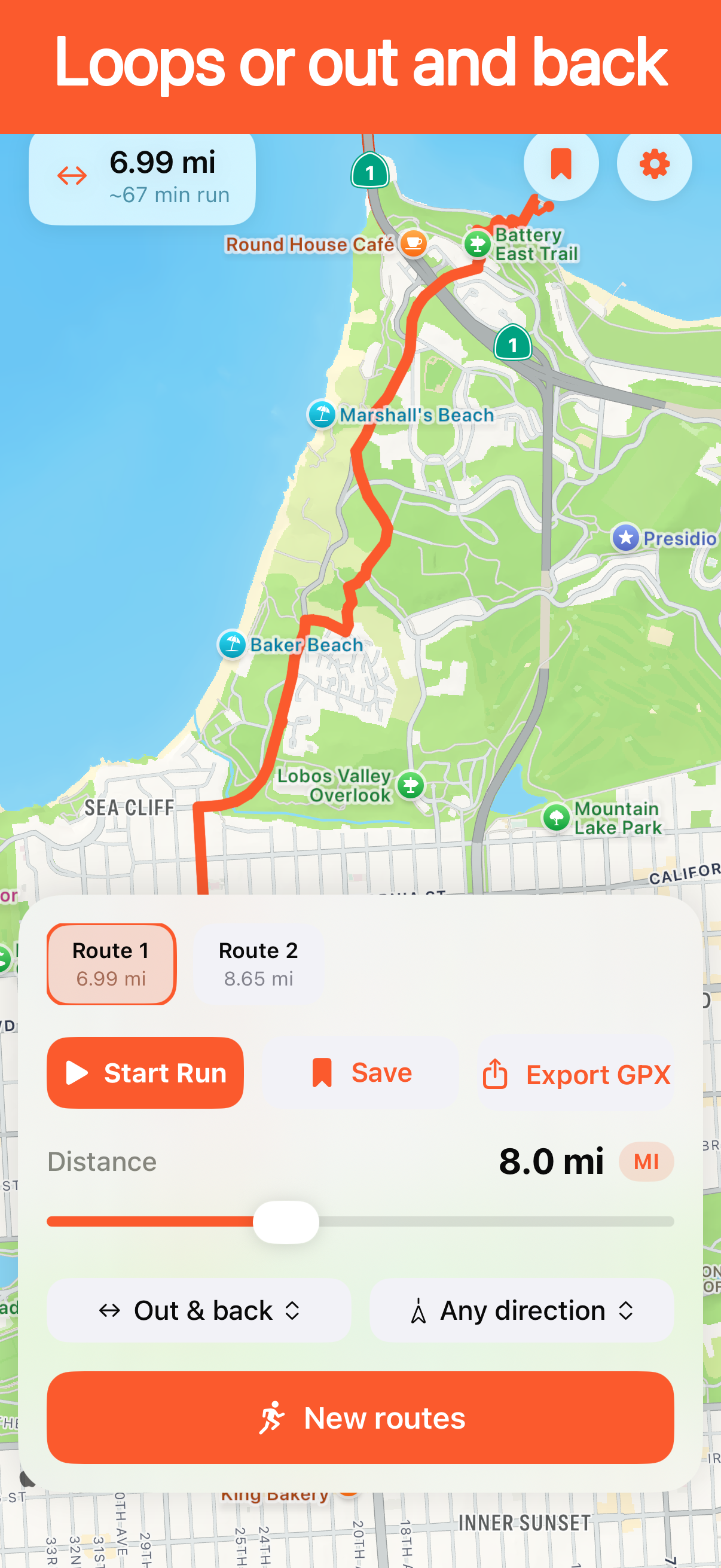 Running Route Planner: LoopRun screenshot 4