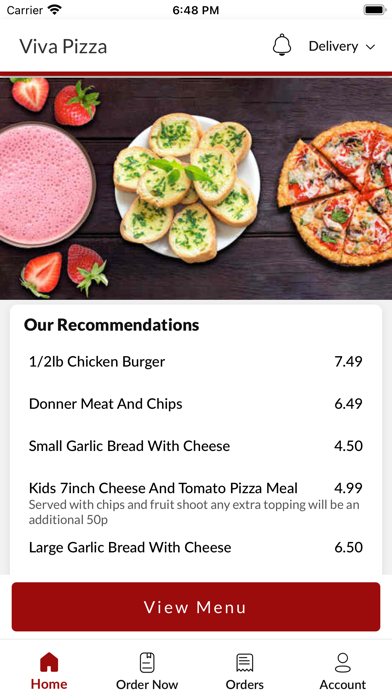 Viva Pizza Saint Helens Screenshot
