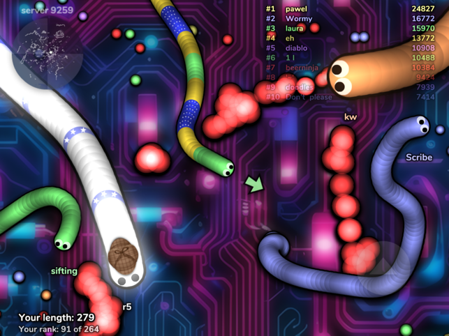 ‎slither.io Screenshot