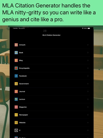 MLA Citation Generator ipad screenshot 4