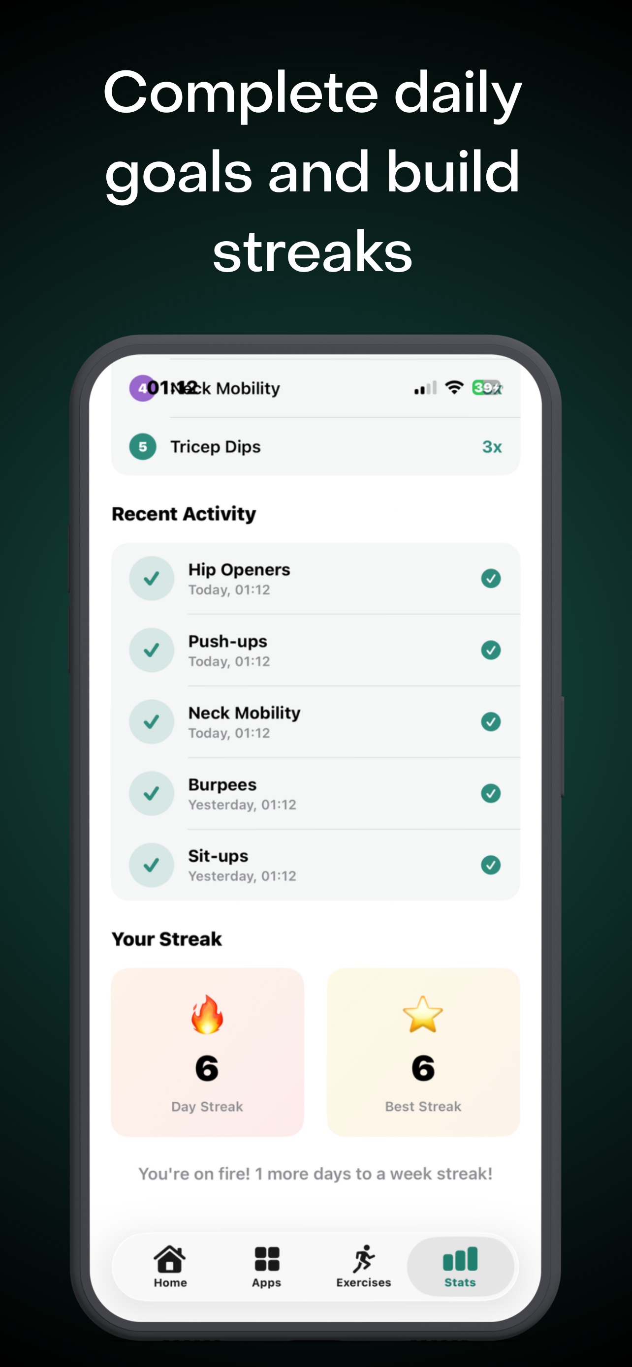 Workout to Unlock Apps - UNLK