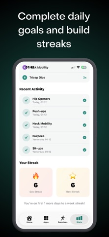 Workout to Unlock Apps - UNLK iPhone screenshot