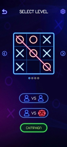 Tic Tac Toe 2 Player XO Games iPhone screenshot