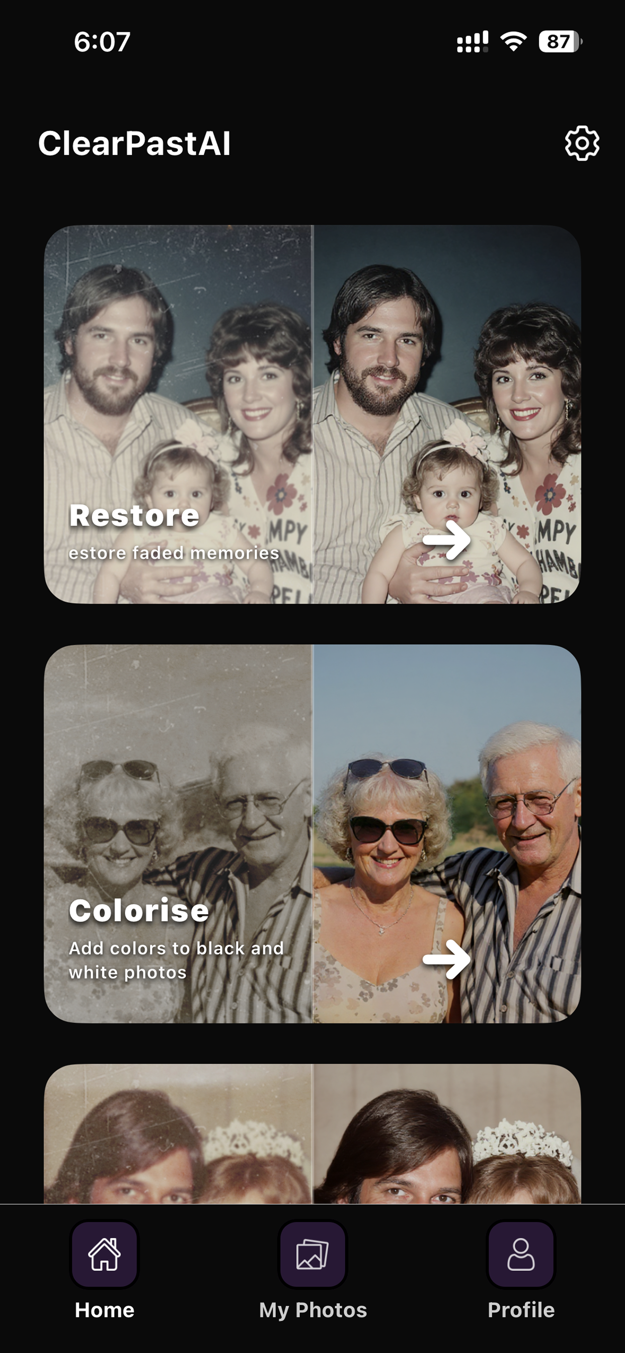 Restore Old Photos: ClearPast