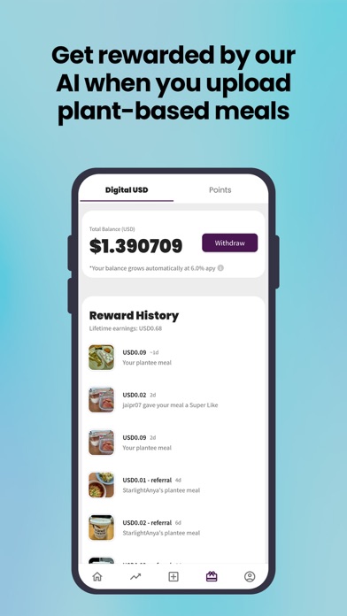 Plantee: Go Plant-based & Earn Screenshot