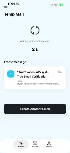 iMail - Temporary Mail screenshot 1