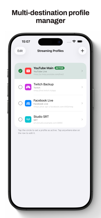 RTMP Broadcaster: Live Stream Screenshot 5 of 6