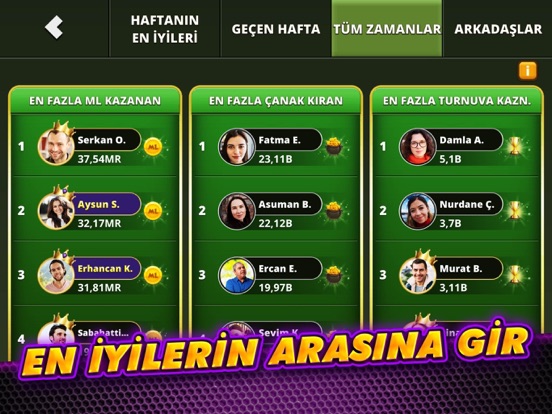 Çanak Okey - Mynet Oyun iPad app afbeelding 7