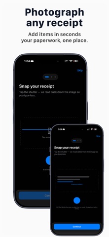 Receipt Snap: Warranty Tracker screenshot