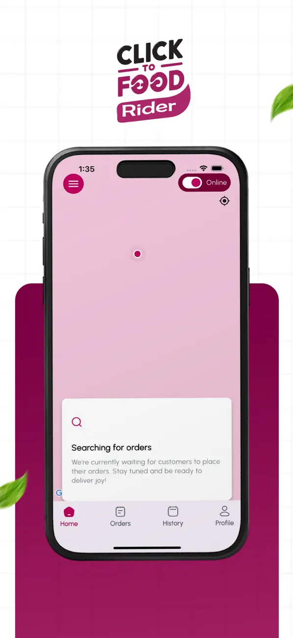 Screenshot #1 pour Click To Food Rider