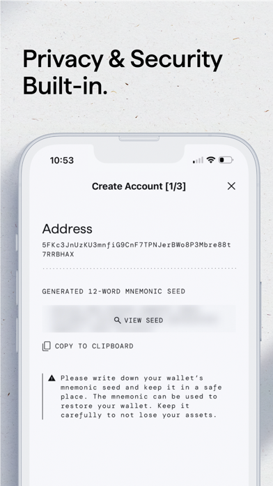 Bittensor Wallet Screenshot