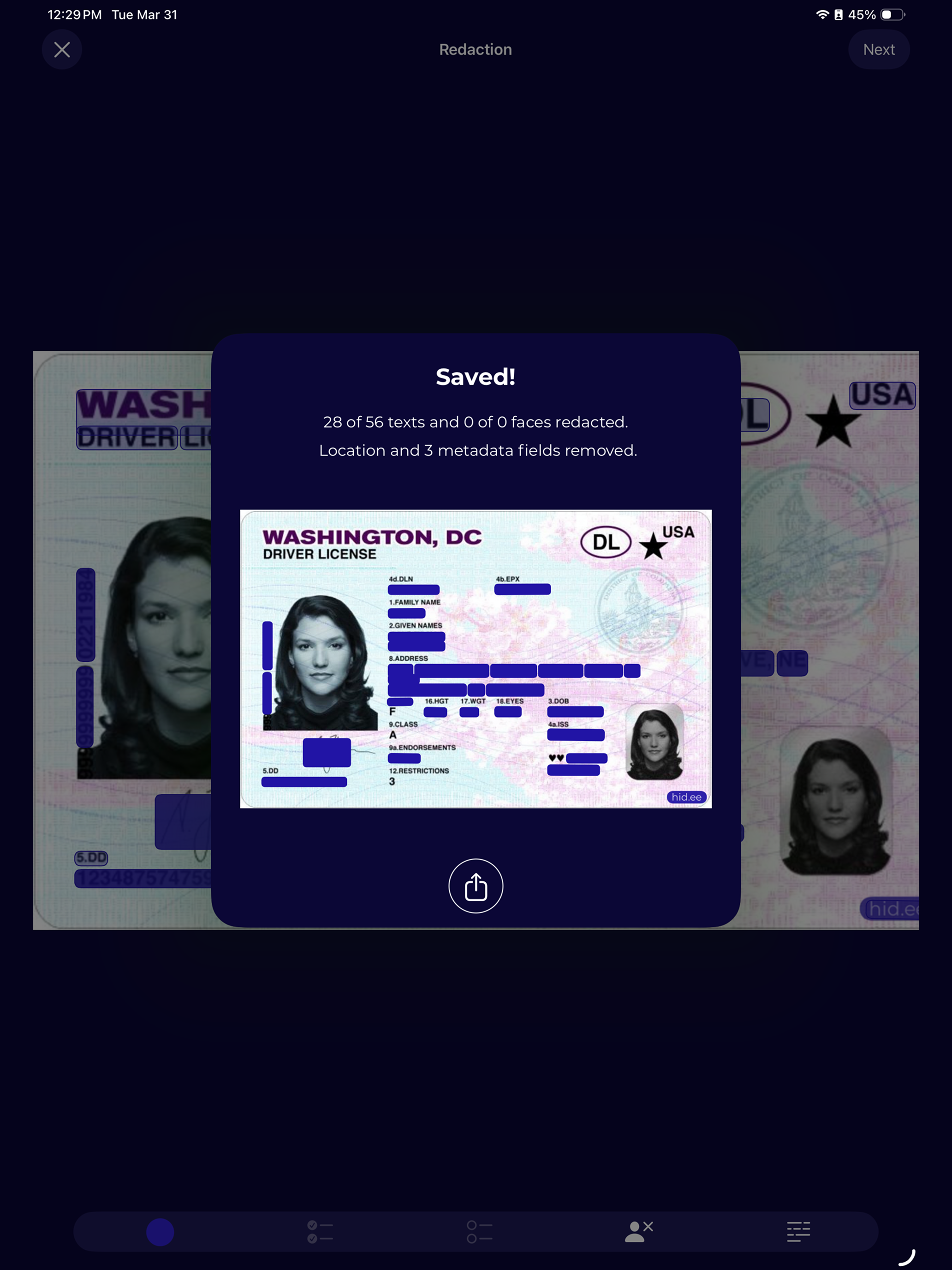 Hidee - Redact with AI