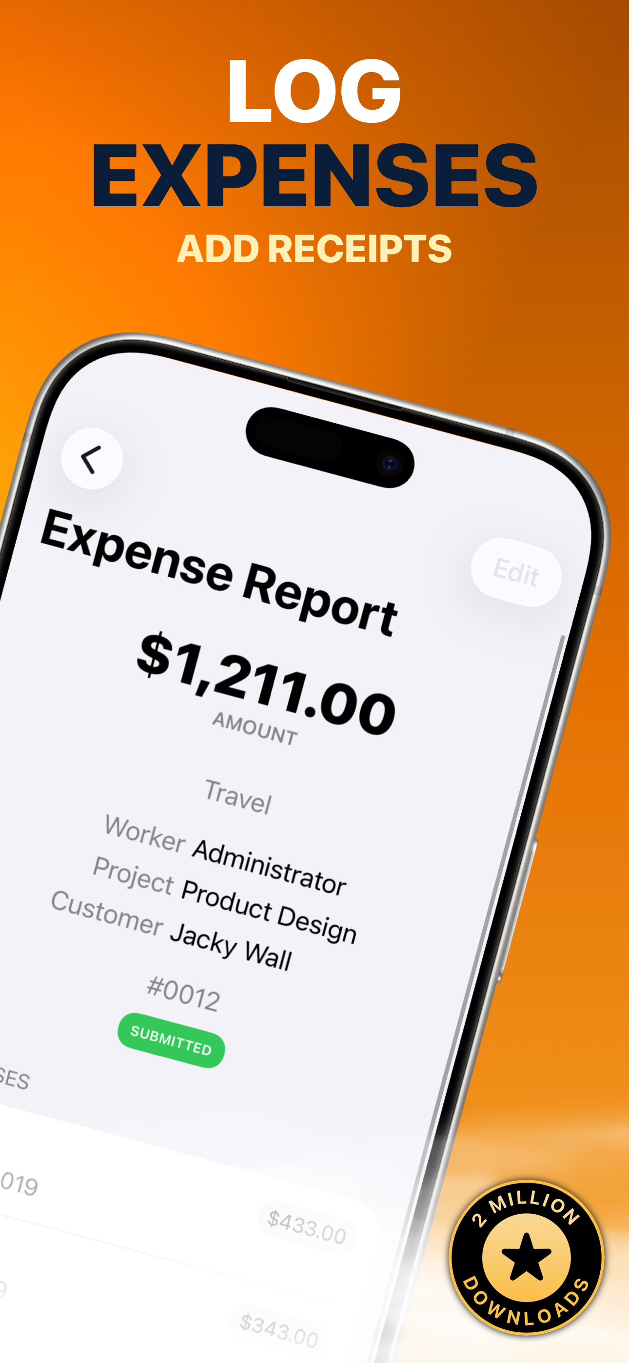 Time and Expense Center screenshot 3