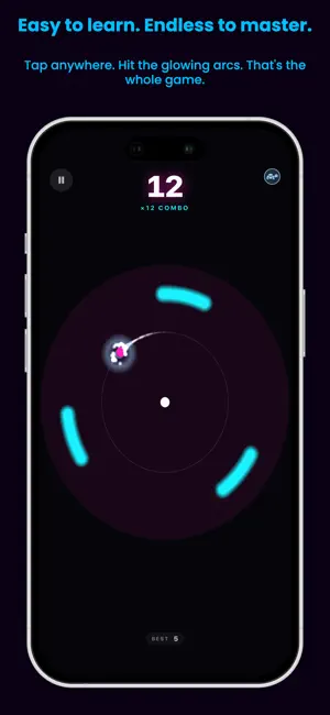OrbTap: Neon Reflex Arcade screenshot 2