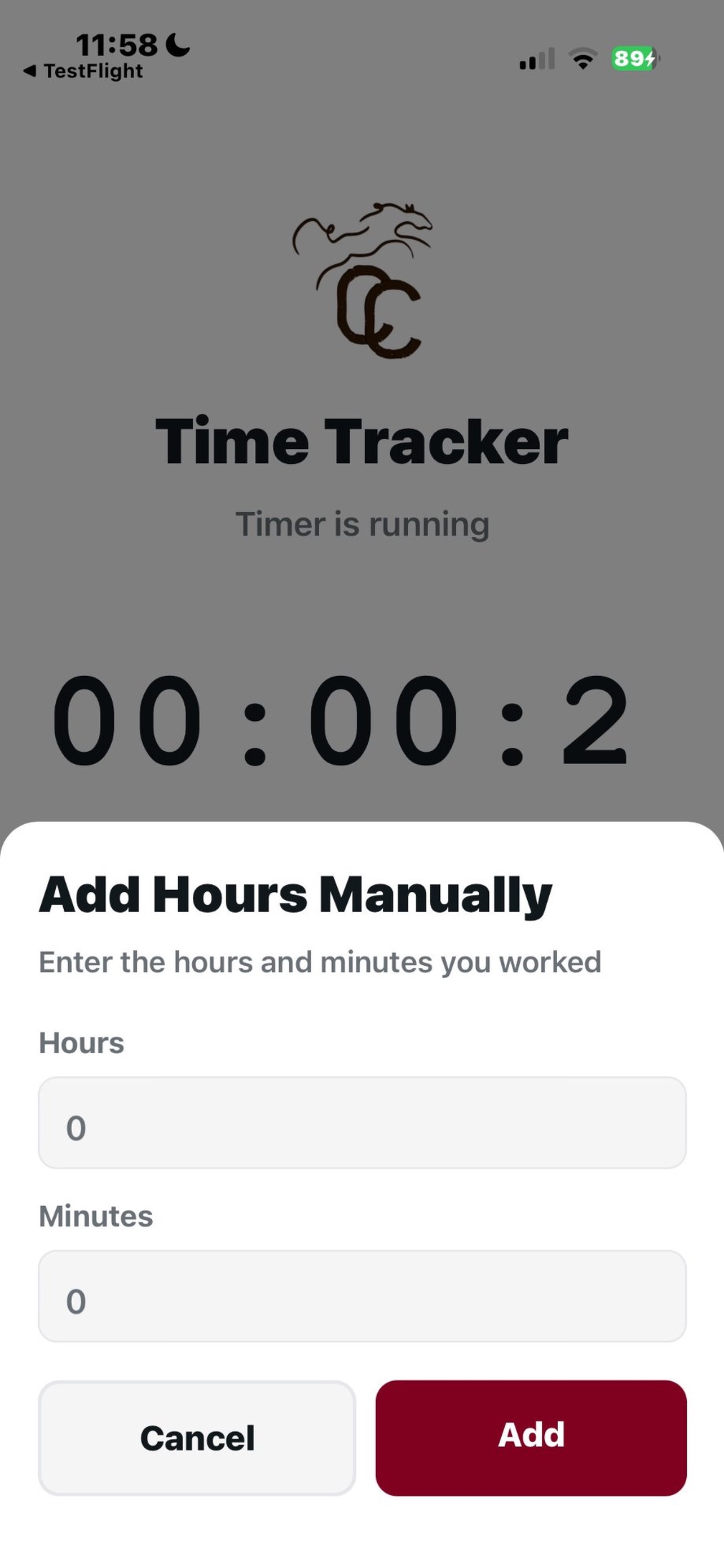 DCR Time Tracker screenshot 2