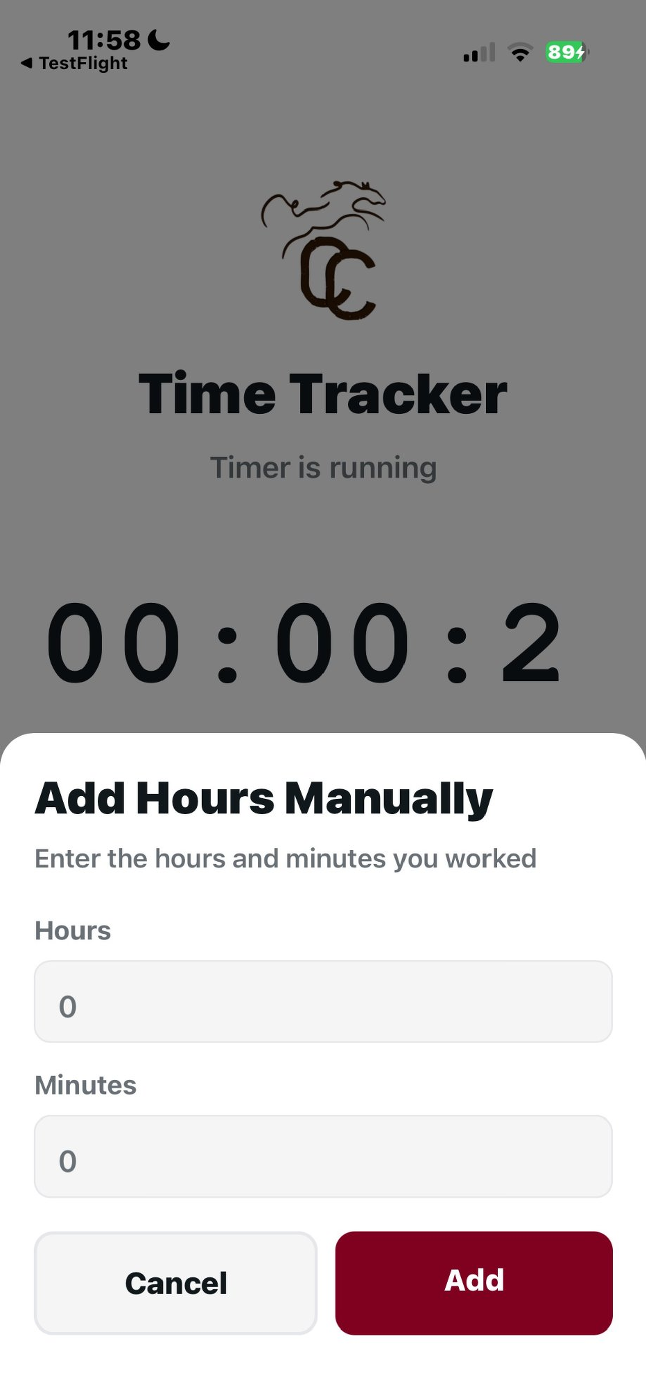 DCR Time Tracker screenshot 2