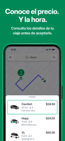Captura de pantalla de Hopp: Pide Un Viaje en iPhone 1