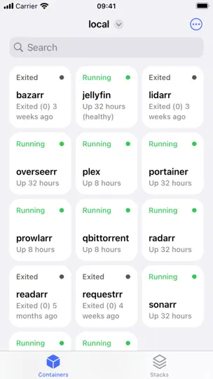 Capture d'écran de Harbour - Docker Manager sur iPhone 1