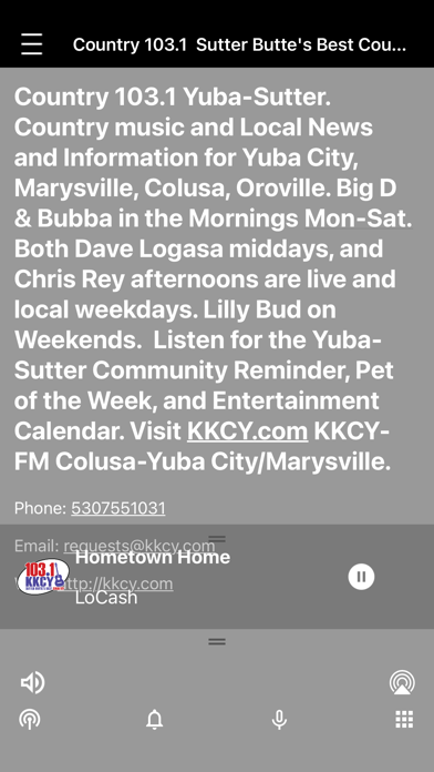 Country 103.1 Yuba-Sutter Screenshot