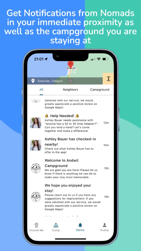 #6. Nomad Neighbor (iOS) 게시자: Starfront Ventures LLC