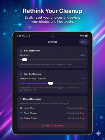 DigitalJanitor iPad screenshot
