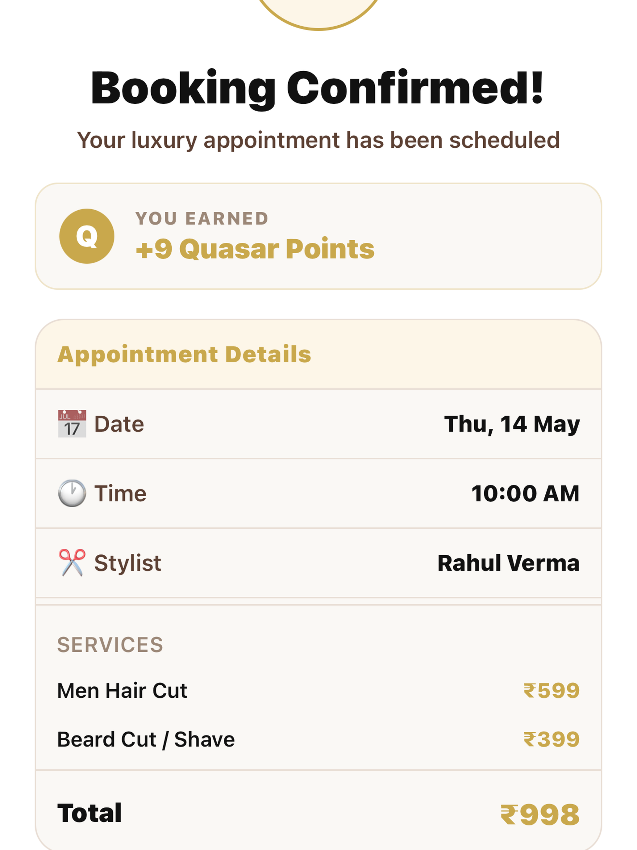 Quasar salon
